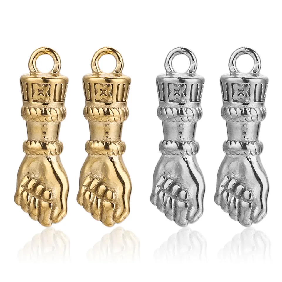 Beebeecraft 1 doos 20 stuks mini ster bedels 18K verguld pentagram bengelen hangers met springring 10x11mm voor doe-het-zelf sieraden maken ketting armband