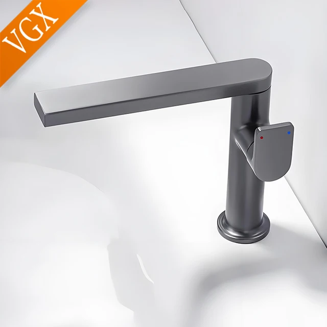 VGX Bathroom Faucets Stainless Steel Basin Mixer Sink Faucet