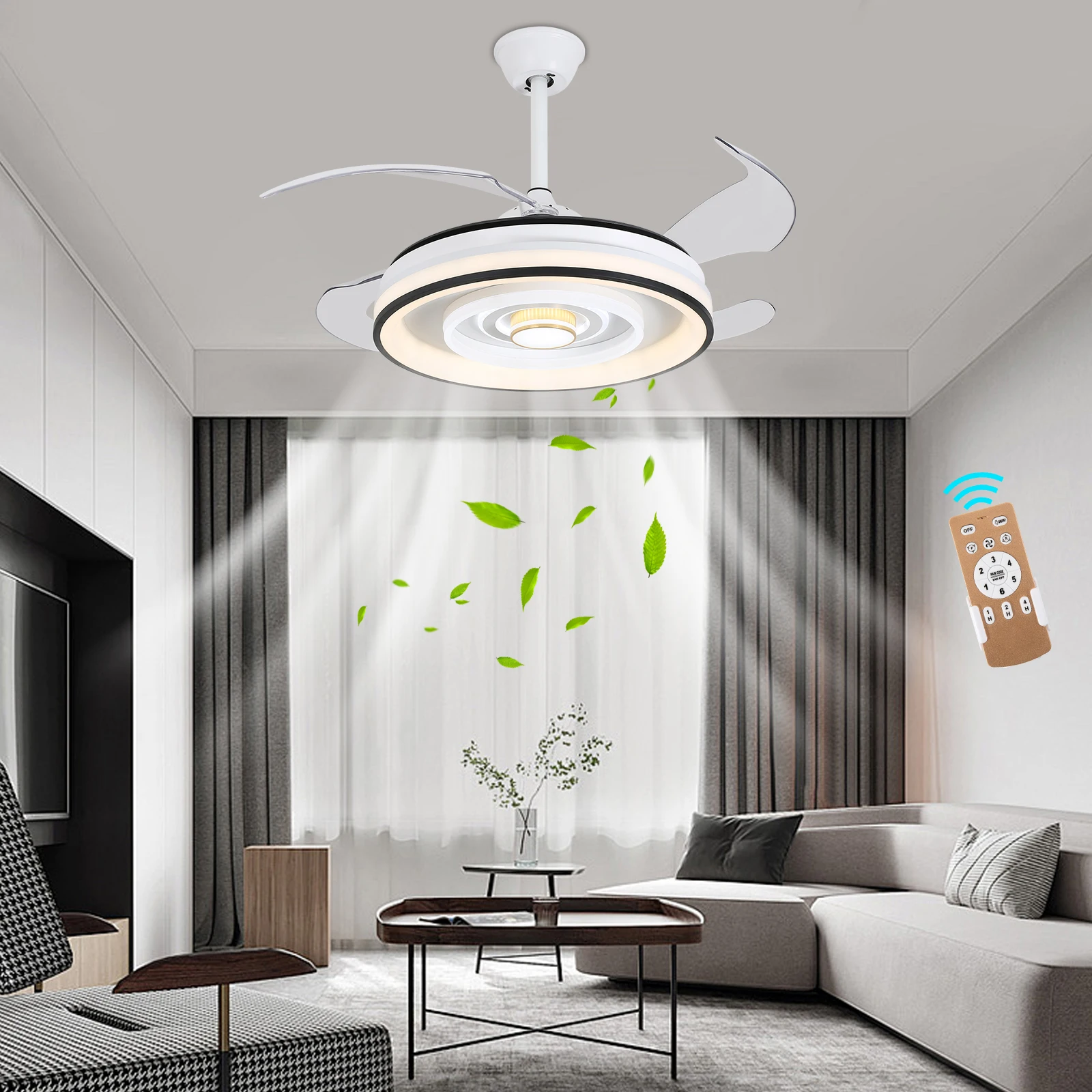 42" Ceiling Fan with Light 3