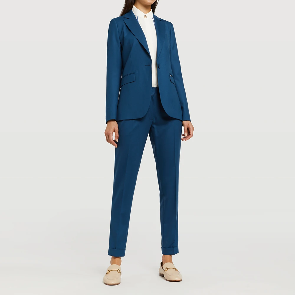 Women's Suit Elegant Suits for Women Single Breasted Suit Sets for Women 2 Pieces Blazer Female Office Clothing
