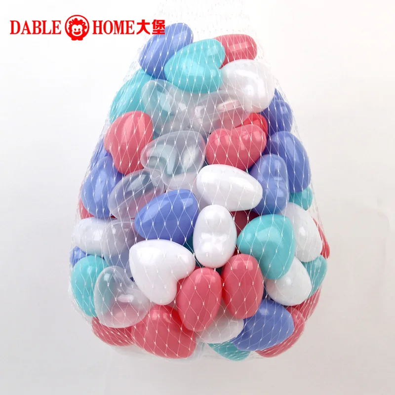 Ocean Ball PE Outdoor Sport Water Pool Inflatable Stress Air Toys for Children Kids Grasping Exercise Color Cognition 100pcs 3