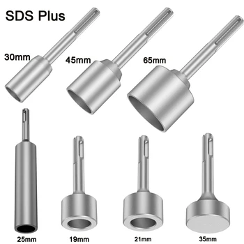 SDS Plus Driver per asta di messa a terra per utensili per trapano a percussione rotante 19/21/25/35mm Asta di messa a terra per trapano a percussione in acciaio temprato