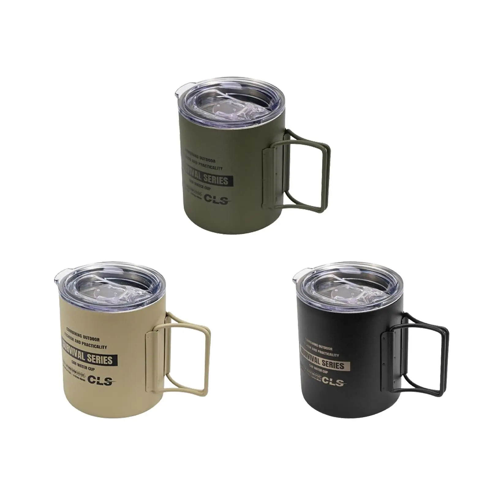 Camping Mug Insulated 304 Stainless Steel Drinkware Rustproof Camping Cup Metal Camping Mug Insulated 304 Stainless Steel Drinkware Rustproof Camping Cup Metal