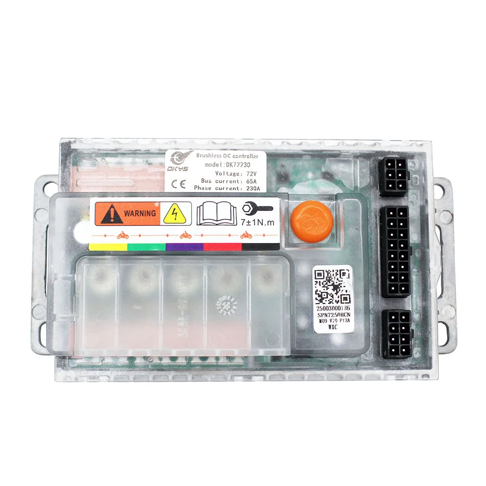 72V Electric Bike Brushless DC Motor Controller 65A 1800W High Power Programmable Brushless Motor Controller DK72230
