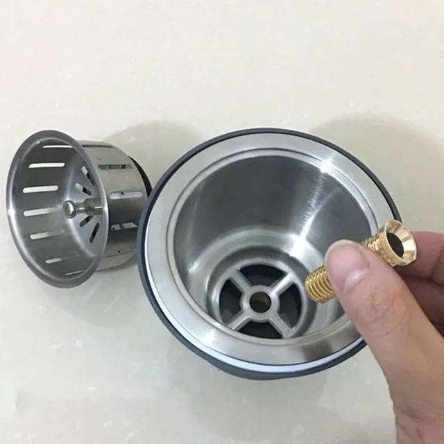 Brass Sink Strainer Screw Connector Sink Bolts Screw For Wash Basin Strainer Sink Basket Screw Connector Kitchen Fixture Tools 2