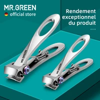 MR.GREEN Nail Clippers Wide Jaw Opening Stainless Steel Fingernail Clipper Thick Hard Toenail Cutter Manicure Scissors tools 1