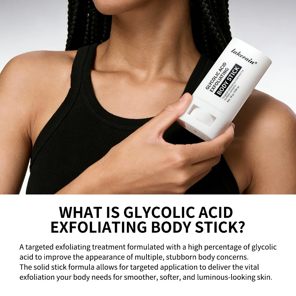 Glycolic Acid Exfoliating Body Stick for Smooth, Soft Skin with Deep Hydration
