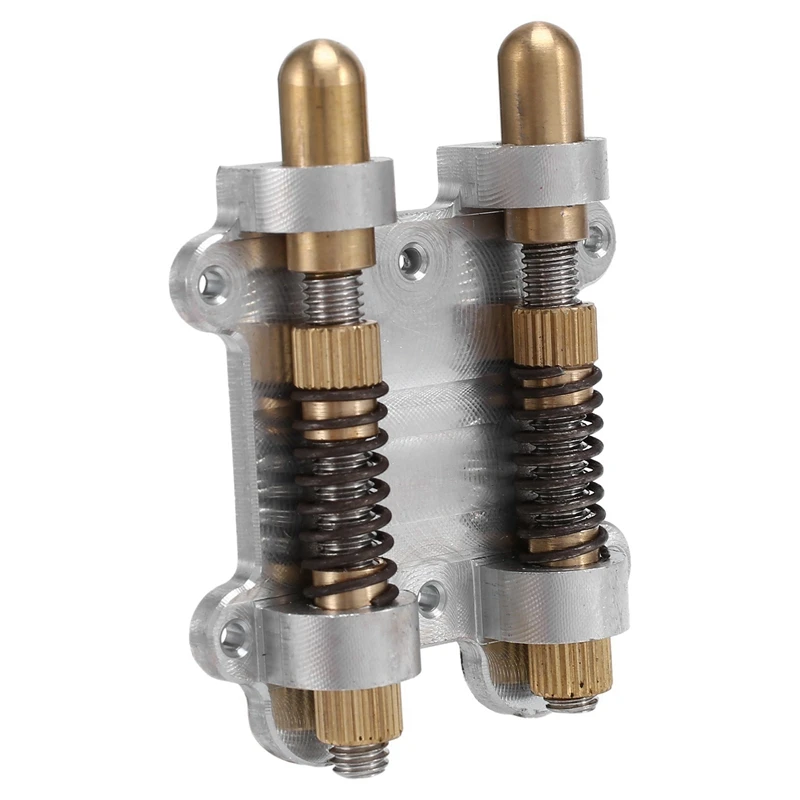 

2X Guitar Brass Double Tremolo Bridge Stabilizer Stopper Stabilizing Device Arming Adjuster Tremsetter ESP Style