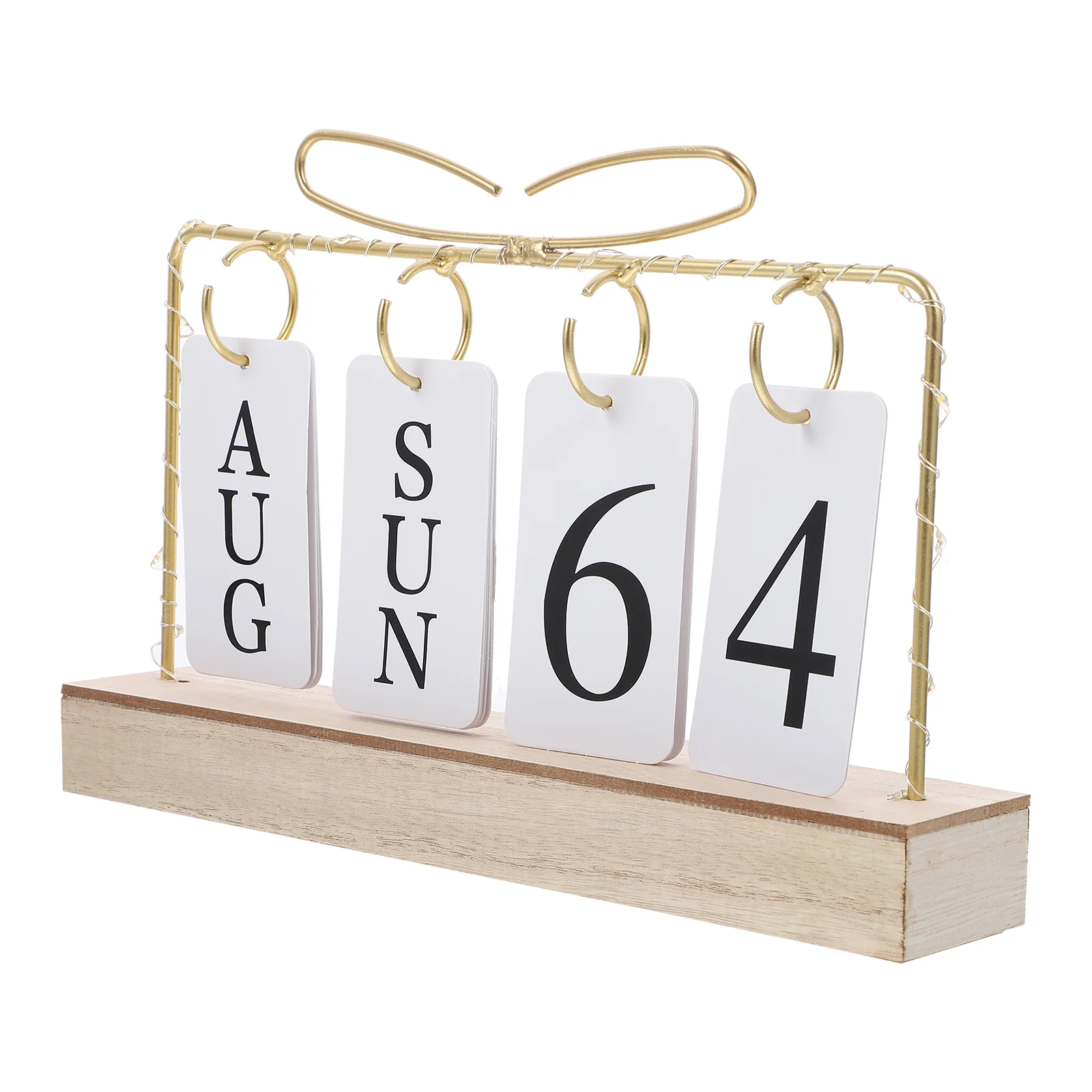 

Винтажный деревянный вечный календарь, флип-дисплей даты месяца с фотографией, фотография для офиса, украшения дома, реквизит