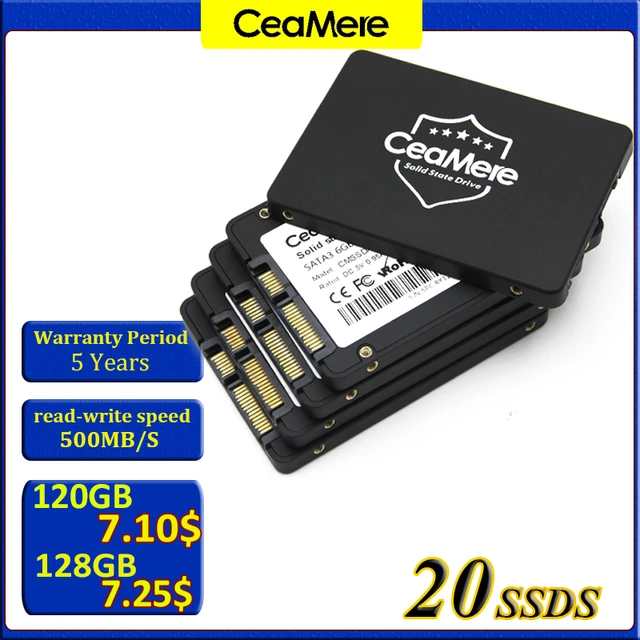 Meaning Ssd|sata Iii Ssd Drives 20pcs - 480gb-1tb Tlc Nand, Cooling Fin,  Smi/phison Controller