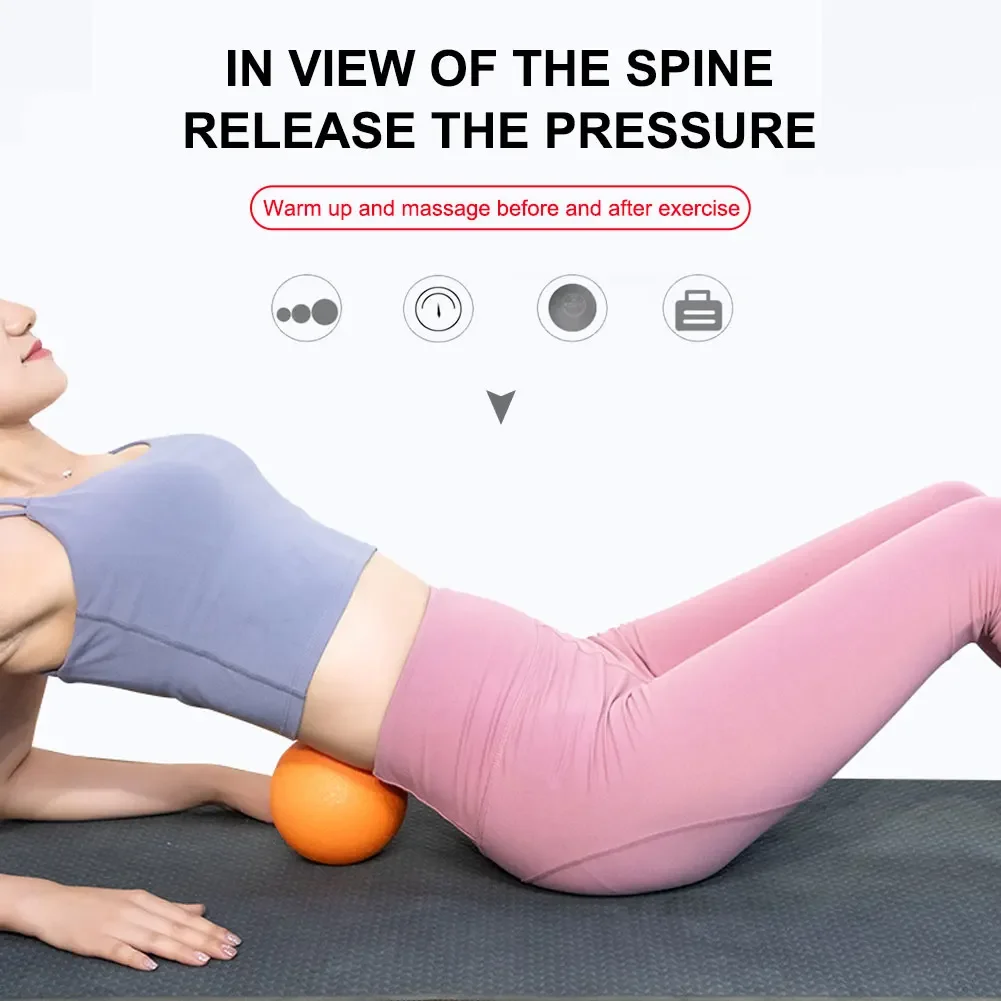 Massage Ball Fitness Ball Yoga Fitness Ball High Density EPP Massage Ball Lightweight Back/Neck/Foot Mobility Deep Tissue Myofascial Release