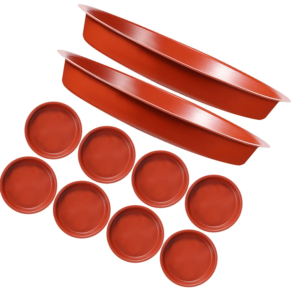 

10Pcs Round Flowerpot Water Tray Round Plant Saucer Garden Plant Pot Holder Trays