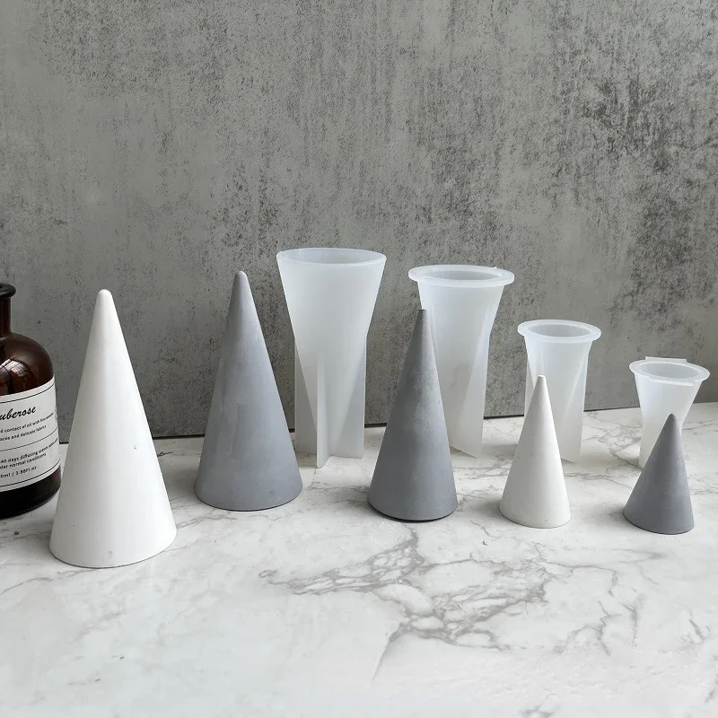 Ring Holder Cone Resin Molds Pyramid Silicone Mold for Resin