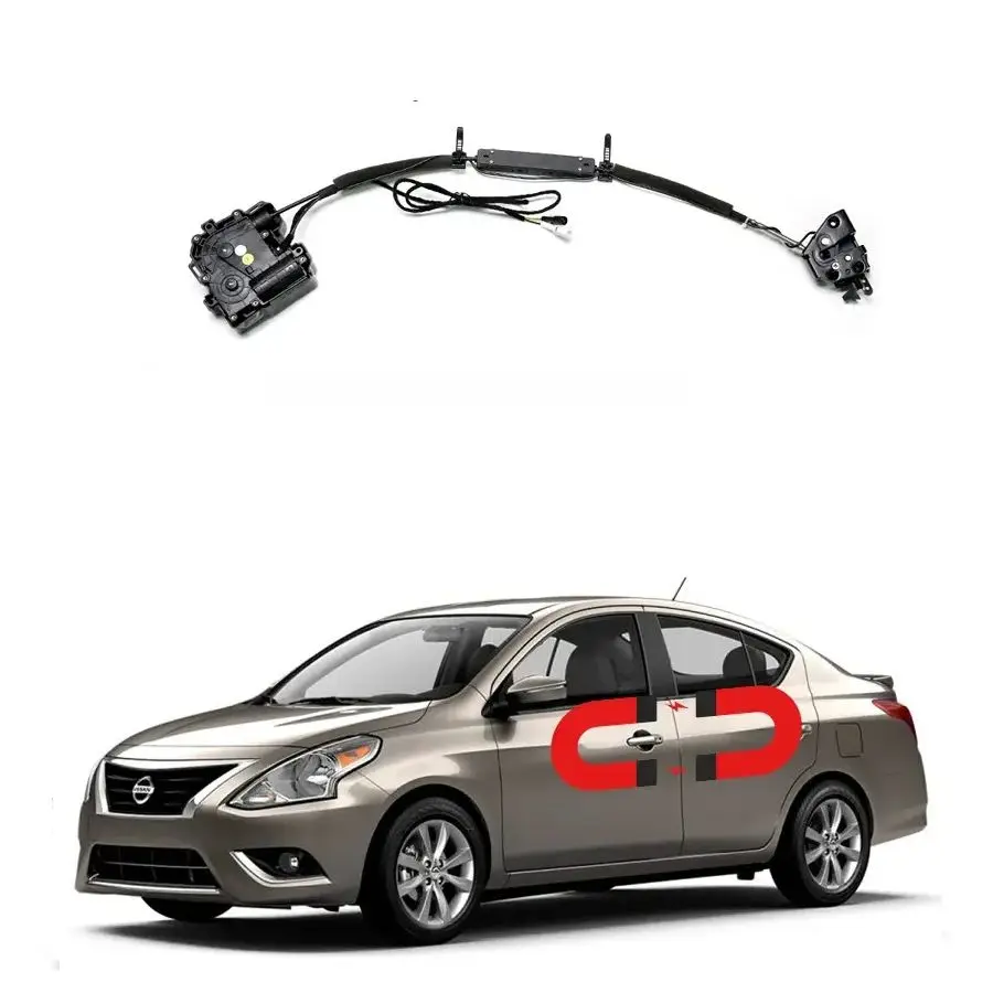 

Для Nissan Sunny 2014-2018 электрическая всасывающая дверь Сменные автоматические замки автомобильные аксессуары Интеллектуальный мягкий закрывающийся аксессуар