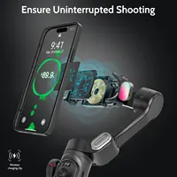 AOCHUAN Smart XPro Kit Smartphone 3 Axis Gimbal Stabilizer For iPhone and Android SmartPhone Shooting With RGB fill light Gimbal - Image 3