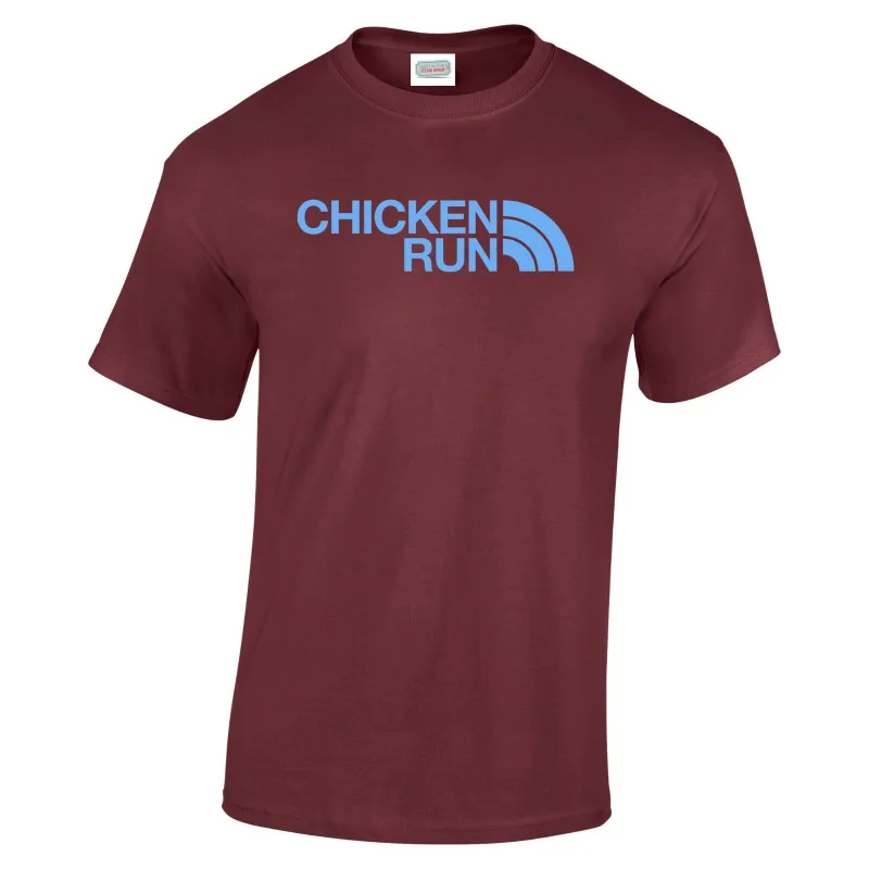 Chicken Run Upton Park Hammers Irons Football Fan T Shirt Adult Regular Fit Crew Necked T Shirt