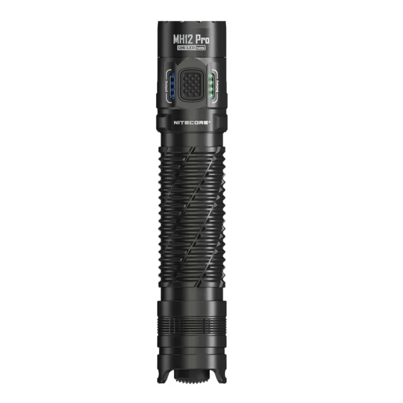 NITECORE MH12 V2 강력한 빛 1200 루멘 충전식 전술용 휴대용 스포트라이트 5000mAh 배터리 포함