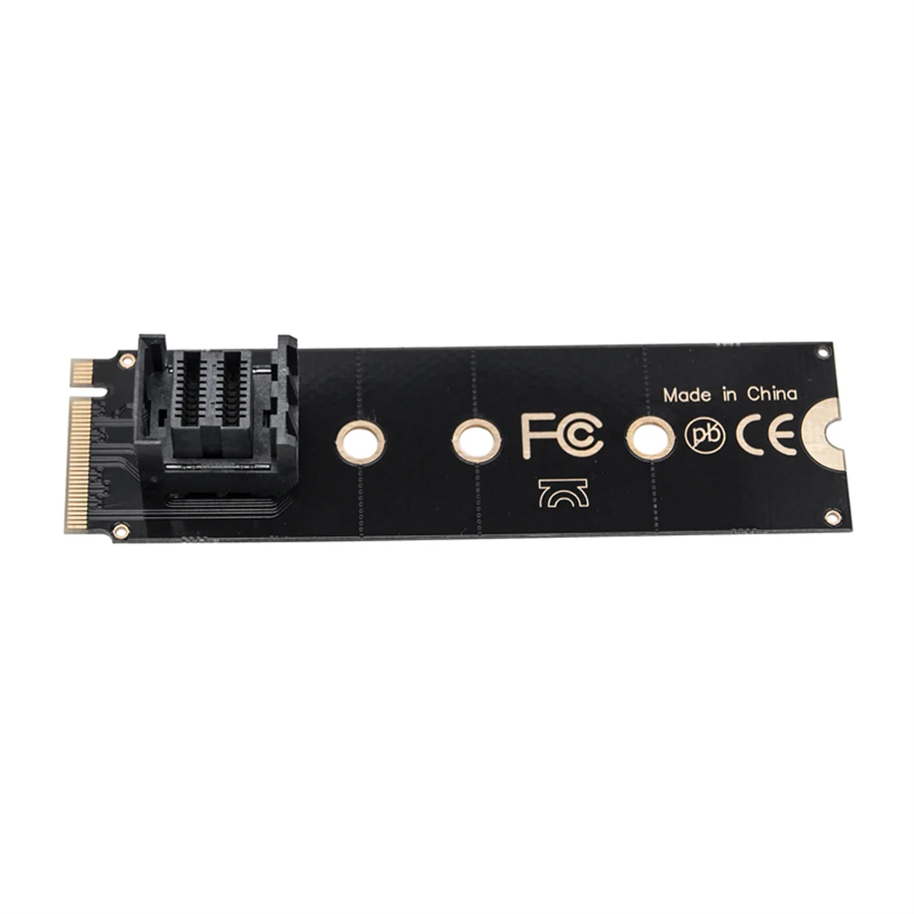 M.2 NVME To U.2 Hard Disk Adapter Card Mkey PCIeX4 M.2 PCIe To SFF8643 Riser Adapter Support 2230/2242/2260/2280 SSD