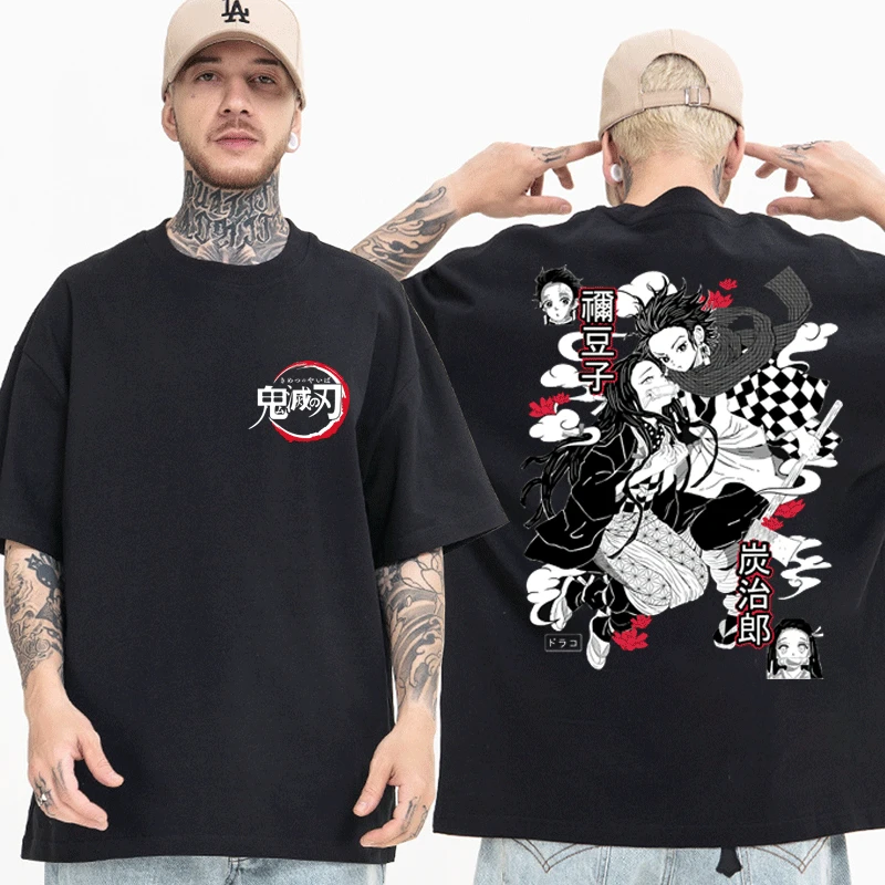 Anime Demon Slayer Mens Tops Demon Slayer Men's Tshirt Demon
