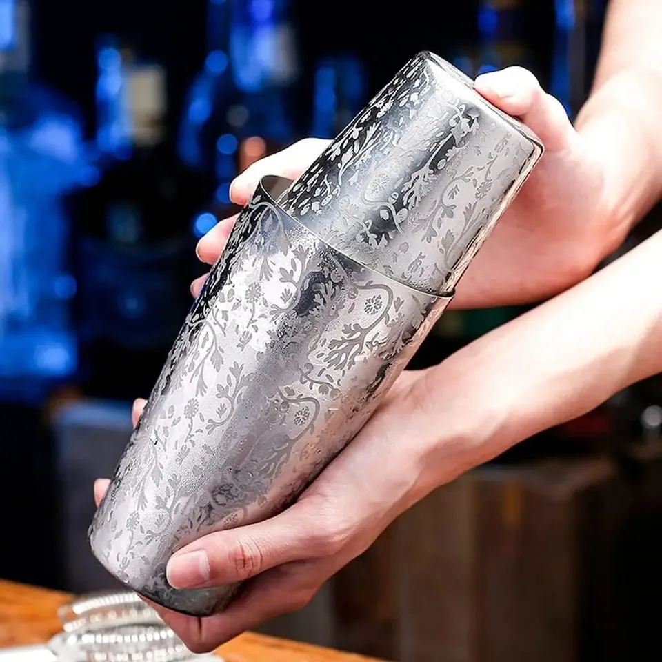Kit per cocktail con Shaker Boston oro • La Boutique Dei Cocktail