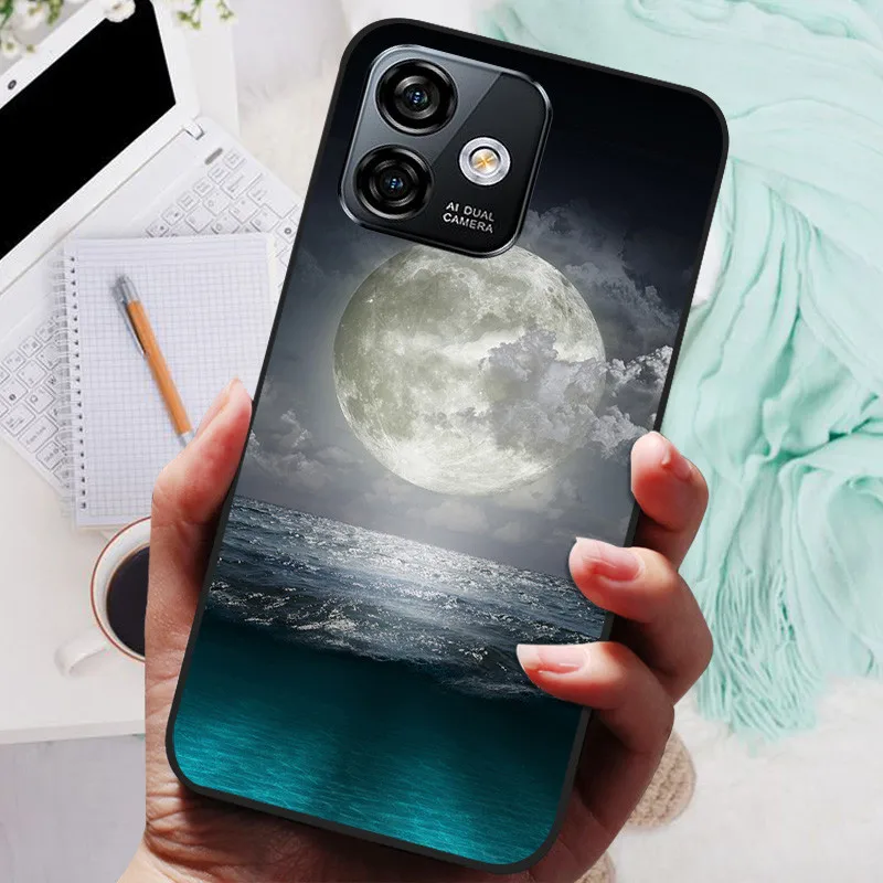 Soft TPU Silicone Shockproof Phone Case Bumper - 6.52 Protective Cover