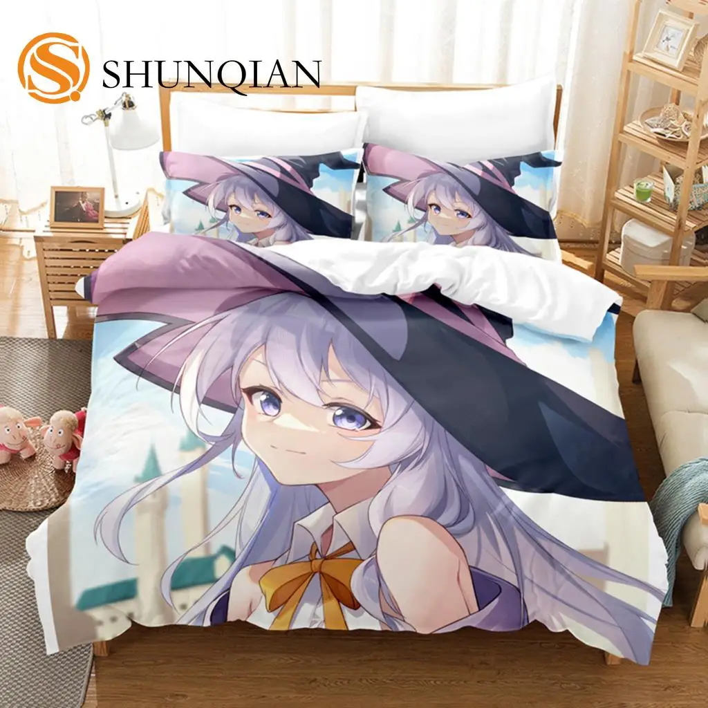 

3D The The Journey Of Elaina Bedding Sets Duvet Cover Set With Pillowcase Bedclothes Bed