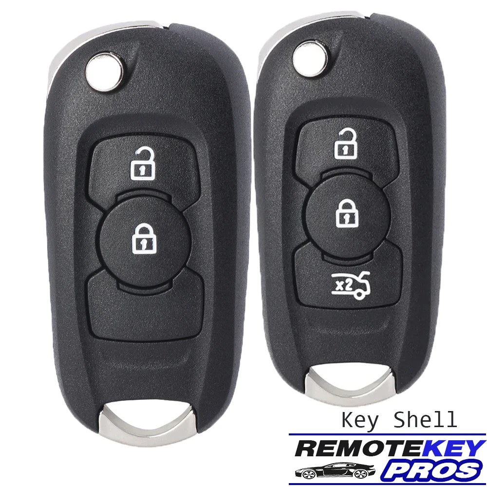 Flip Remote Key Shell Case Fob 2B/3B for Ope Vauxhall Astra K 2015