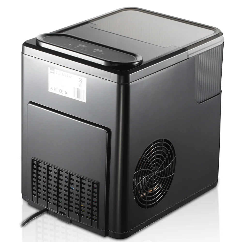 Small Ice Maker Home Automatic Bullet Ice -Made Compact Ice Machine Visible Mini Ice Maker For Home/Kitchen/Office 3