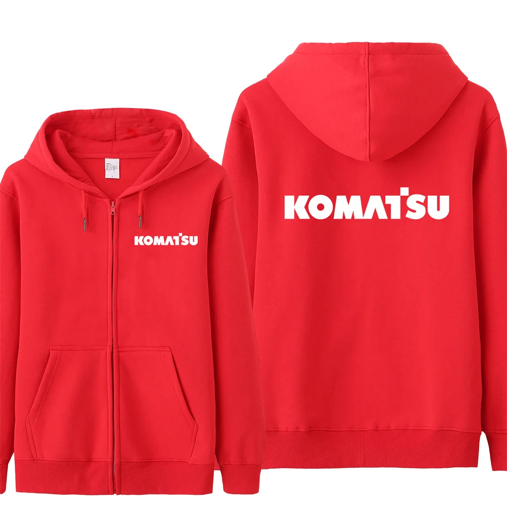 Komatsu Hoodies Men Fleece Cool Komatsu Sweatshirt Hoody Unisex Streetwear 3