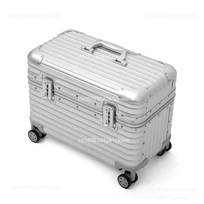 Pilot Case Trolley Pilota Alluminio Borse Da Viaggio Business - Main Image