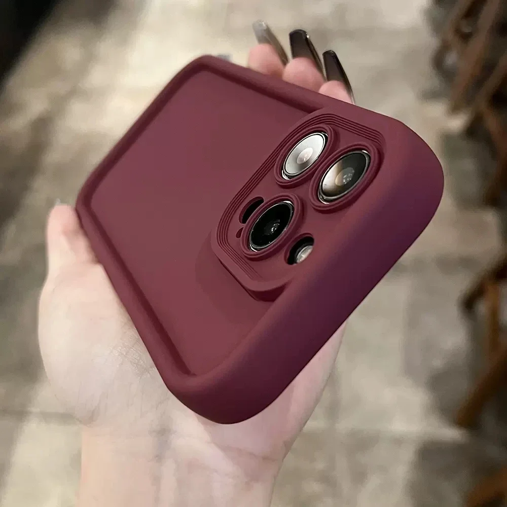 Silicone Case with Camera Lens and Screen Protector Cover