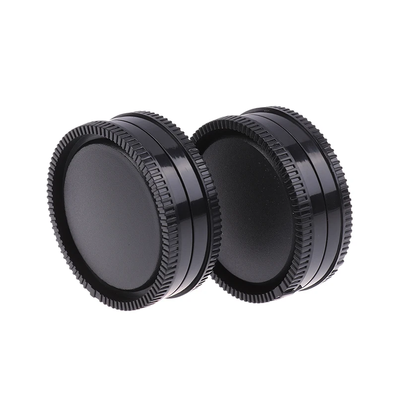 (여름4) 2개 카메라 액세서리 플라스틱 카메라 렌즈 캡 방진 커버 E 마운트 NEX7/NEX5/NEX3/A7/A7R2용 후면 렌즈 캡