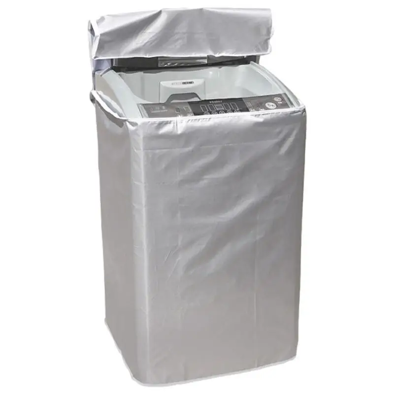 

Durable Washing Machine Cover Waterproof Polyster Washer Dryer Cover Dust Cover Household Use Top Load Washers Weather Protector