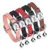 Custom Cat Collar PU Leather Cats Collars Necklace Safety Breakaway Pet Kitten Puppy Collars Anti-lost for Cats Free Engraved 2