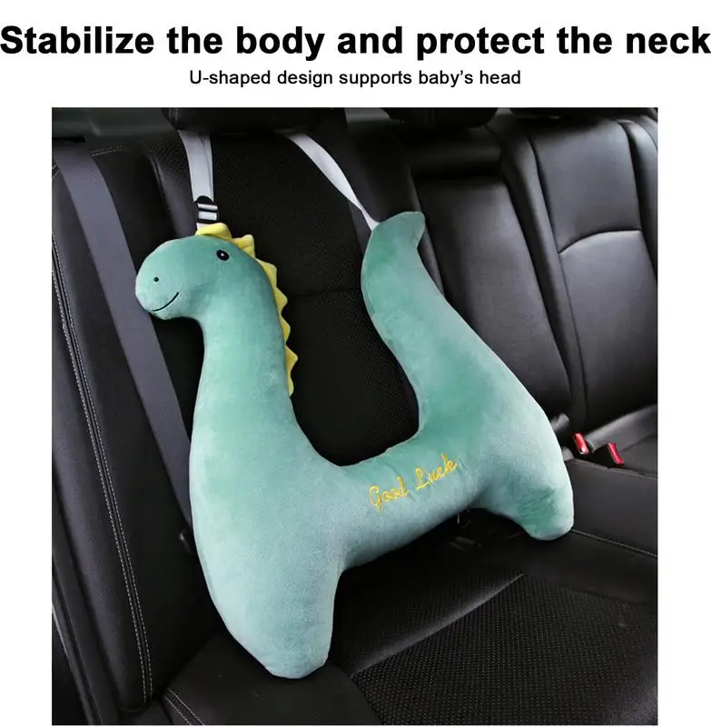 H Shape Car Travel Ess ential Kids Pillow Auto Seat Safety Neck Cushion H-Shape Flexible Head And Body Support Pillow Kid Travel