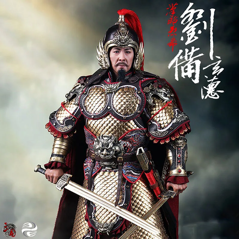 완구 Mp019 303 남자 군인 황제 Liu Bei 삼국지 시리즈 구리 배틀 슈트 디럭스 버전 풀 세트 12 &액션 피규어, 1/6