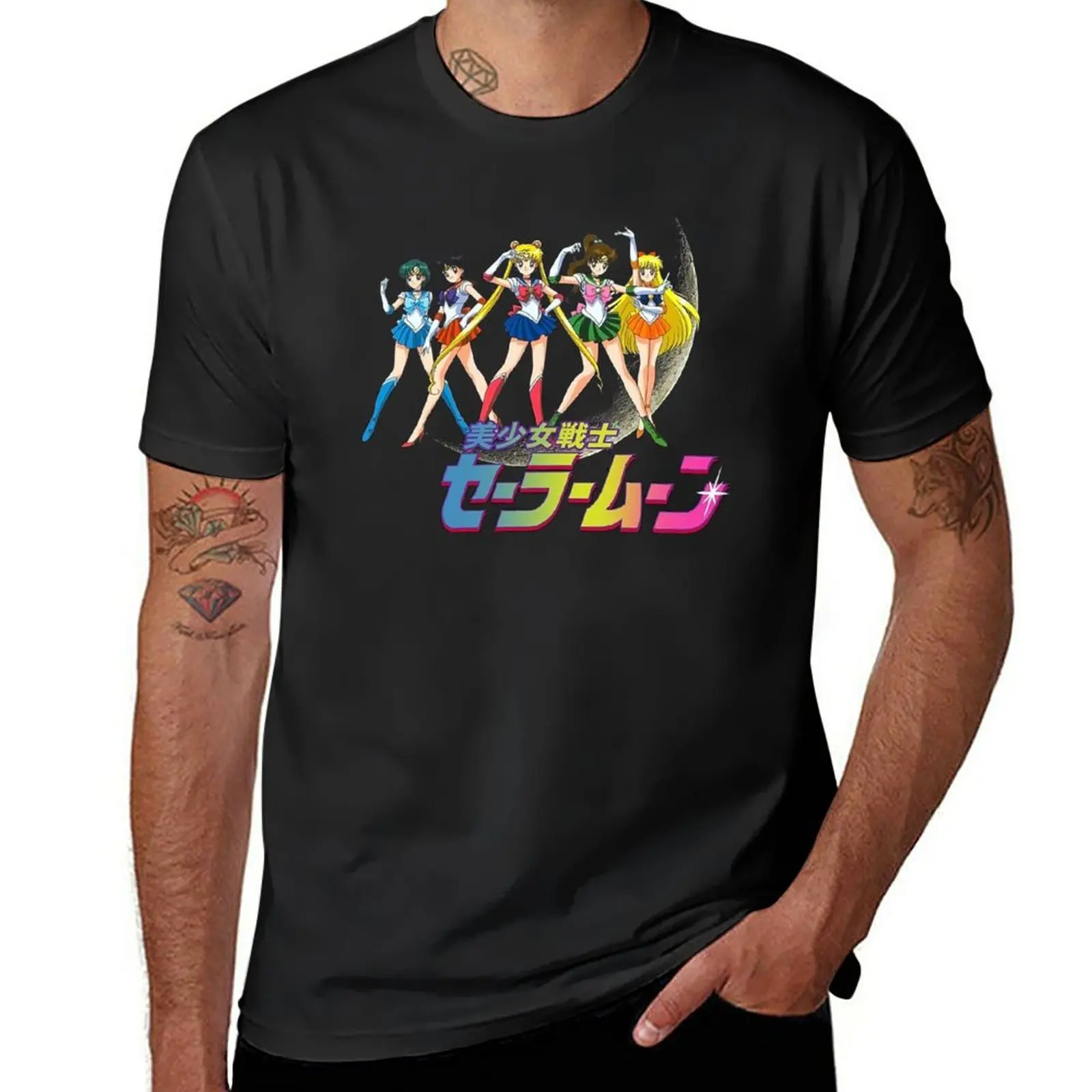 

New Kissing in The Moonlight T-Shirt shirts graphic tees oversized t shirt summer top Short t-shirt slim fit t shirts for men