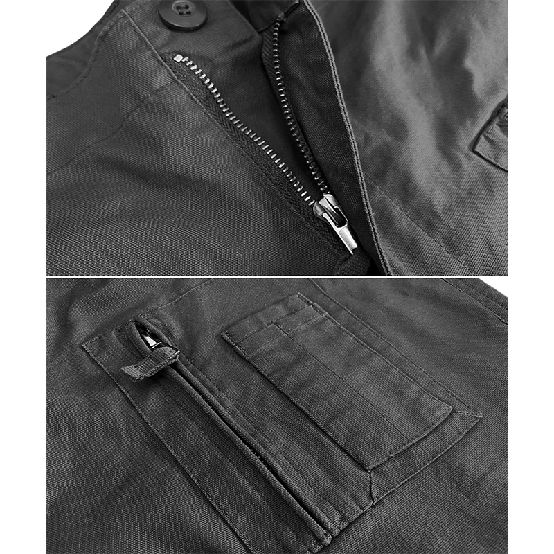 MAGCOMSEN Men's Pants 7 Pockets Urban Commuter Working Pants Vintage Biker Casual Trousers 4
