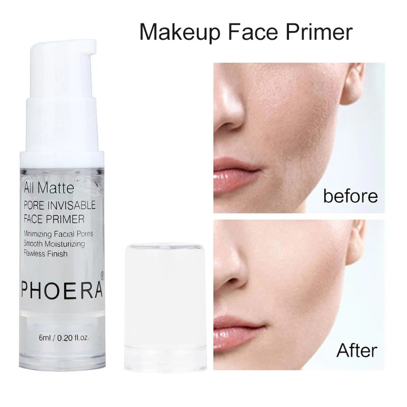 Makeup Primer PHOERA Make Up Primer Transparent Cream Pore Perfect Primer Oil Control Lasting Moisturizing Makeup Milk