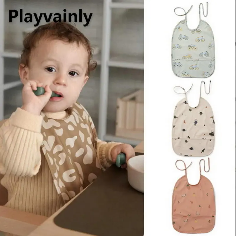 

Four Seasons Baby Girls Boys Bibs Fruit Printing Cotton Antifouling Uptake Burp Cloths Newborn Accessories E22192
