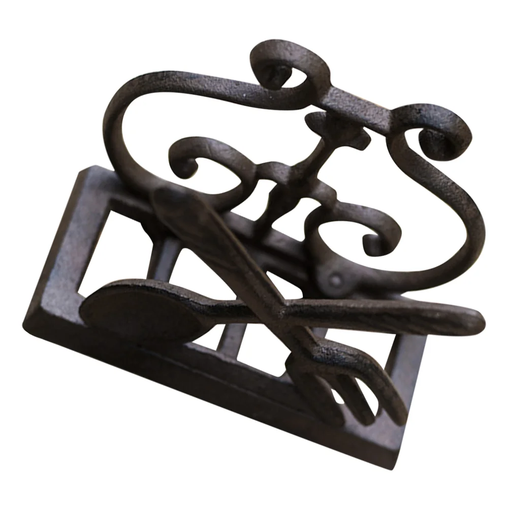 Cast Iron Napkin Holder Restaurant Tissue Holder Dining Table Napkin Serviette Stand