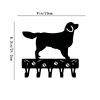Golden Retriever - Key Rack & Dog Leash Hanger - 6inch / 9 Inch Wide Key Holder Wall Hat Hook Hanger In The Hallway 2