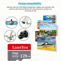 LansTen Memory Card 64MB 128MB 256MB 512MB 1GB 2GB 4GB 8GB 16GB 32GB 64GB 100GB 128GB 200GB 256GB  A1 U3 Class10 TF Card - Image 3