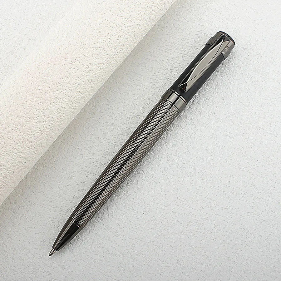 Hochwertiger Metall-Kugelschreiber für Männer und Frauen Erwachsene Studenten Schreibübung Stift 0,7 MM Spitze – Detail 1