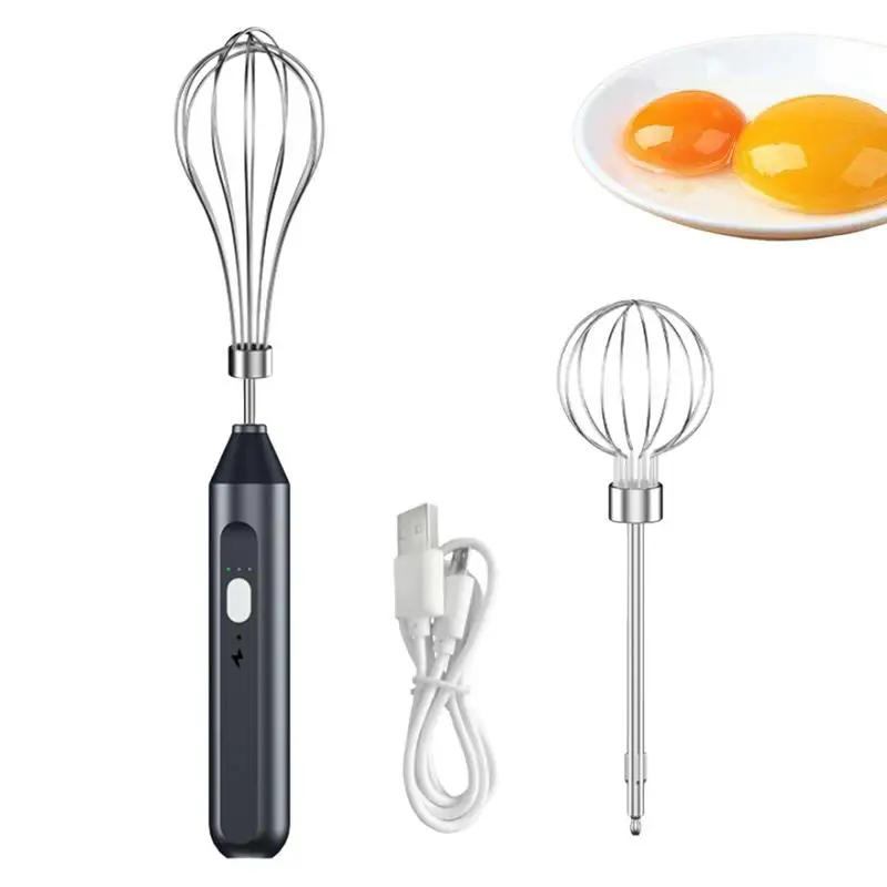 

Electric Milk Frother Handheld Wireless Mini Egg Beater Coffee Milk Drink Egg Mixer Foamer Household Kitchen Cooking Tools