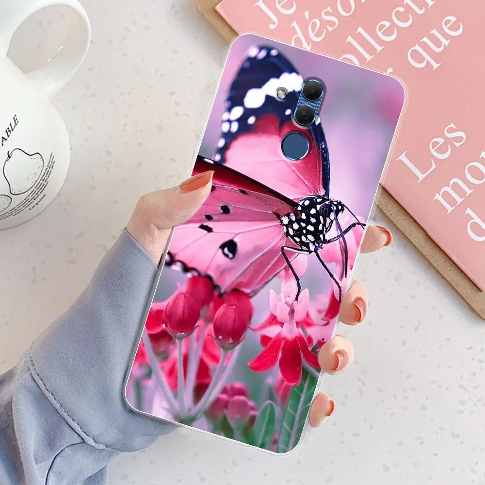 Elegant Marble Chic Girl Silicone Clear Phone Case - Protective Bumper Cover
