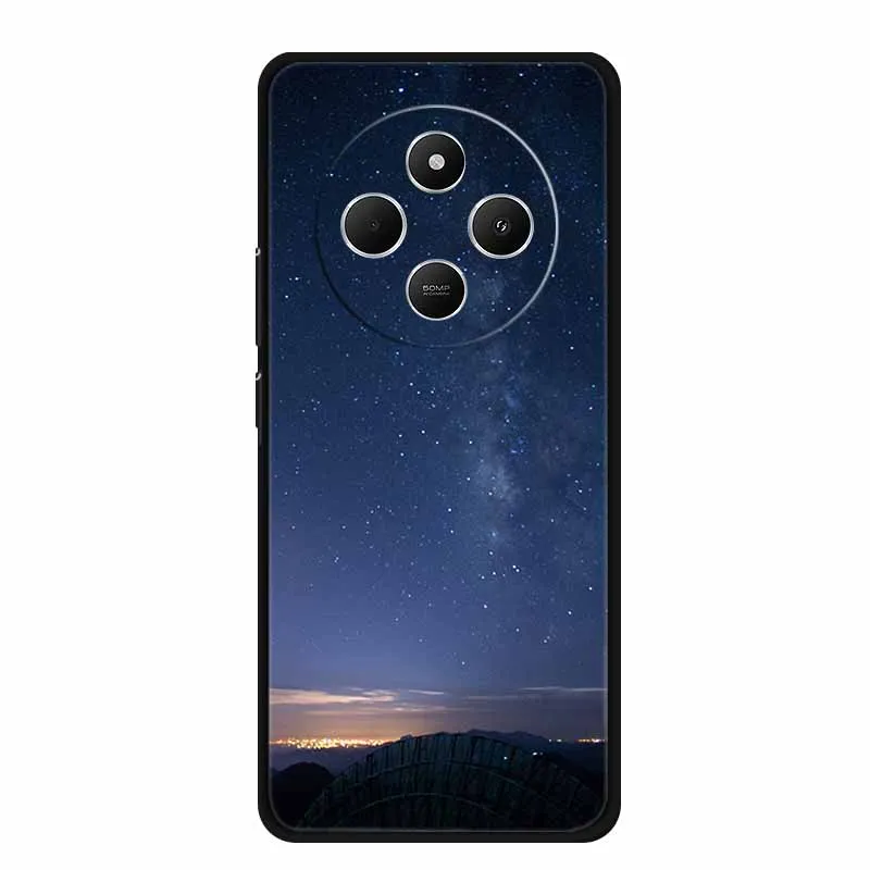 Sleek Black Silicone Shockproof Phone Case - Soft Protective Back Cover