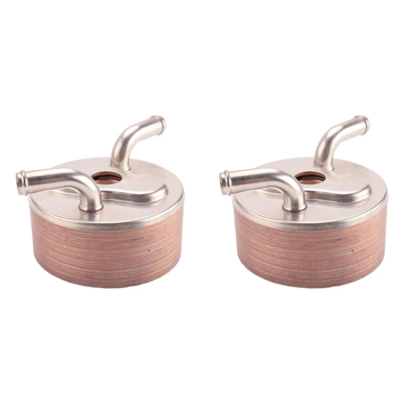 2X 4 D56 Radiatore Olio Motore Assy 1240 A008 Per Mitsubishi Pajero Montero Sport 2Nd L200 Triton L200 2005-2015