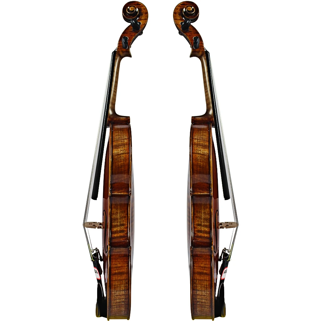 Violin 4/4 Antonio Stradivarius 1715 100% Handmade Oil Varnish With Carbon Fiber Bow And Foam Case FPVN02