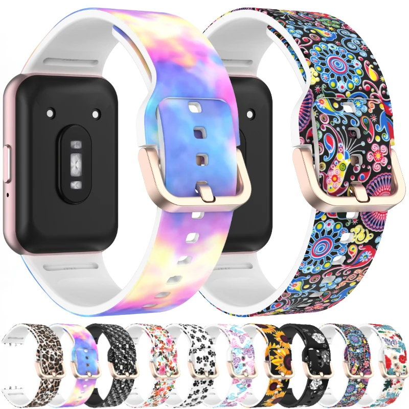 Patterned Silicone Wristband Bracelet for Women - Printed Design Bracelet Strap Accessory
